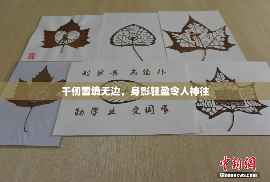 千仞雪境无边，身影轻盈令人神往