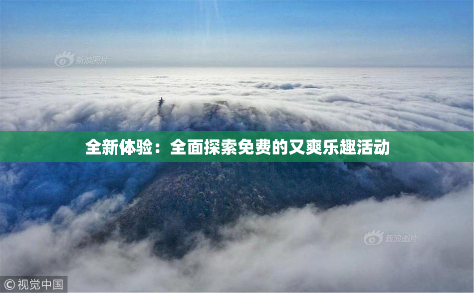 全新体验：全面探索免费的又爽乐趣活动