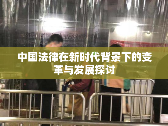 中国法律在新时代背景下的变革与发展探讨