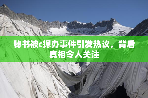 秘书被c摁办事件引发热议，背后真相令人关注