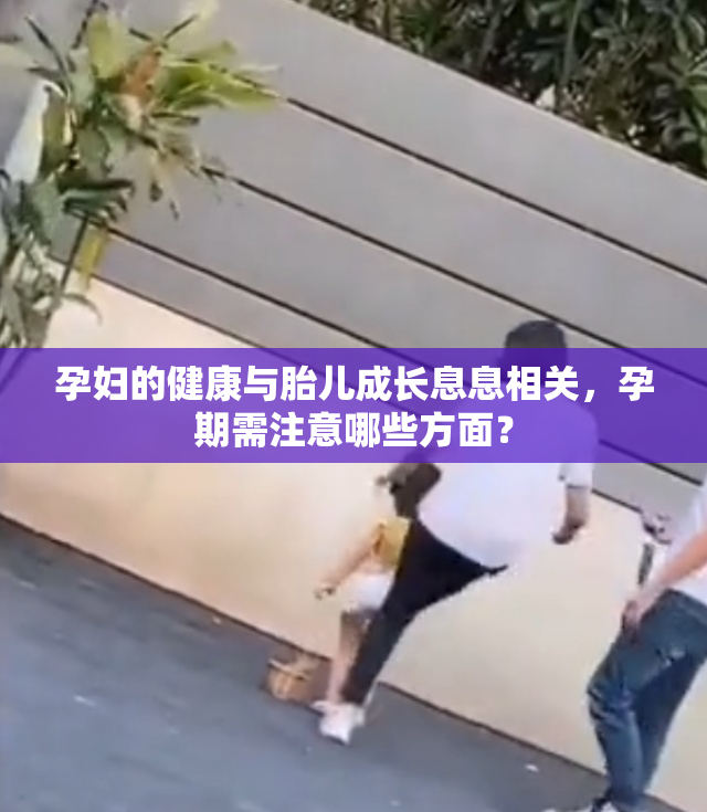 孕妇的健康与胎儿成长息息相关，孕期需注意哪些方面？