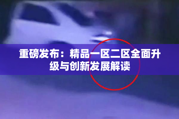 重磅发布：精品一区二区全面升级与创新发展解读