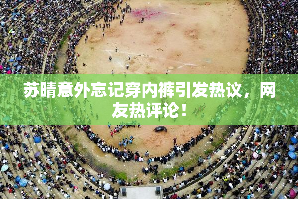 苏晴意外忘记穿内裤引发热议，网友热评论！