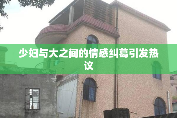 少妇与大之间的情感纠葛引发热议