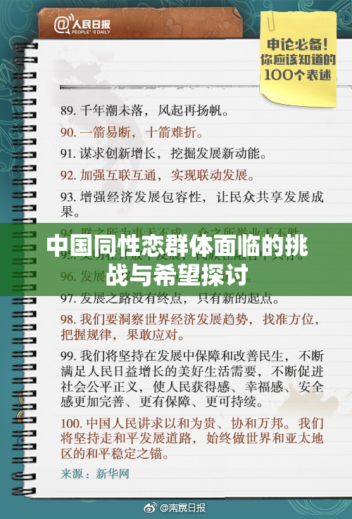 中国同性恋群体面临的挑战与希望探讨
