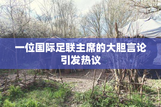 一位国际足联主席的大胆言论引发热议