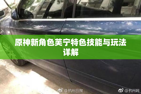 原神新角色芙宁特色技能与玩法详解