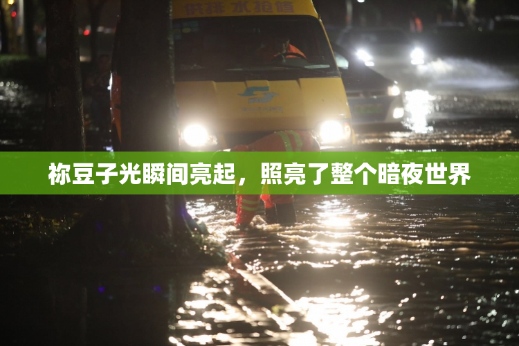 祢豆子光瞬间亮起，照亮了整个暗夜世界