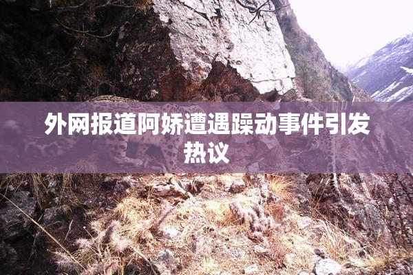 外网报道阿娇遭遇躁动事件引发热议