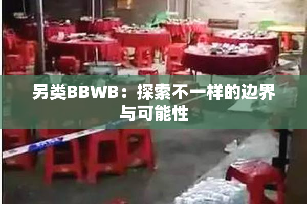 另类BBWB：探索不一样的边界与可能性