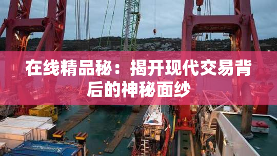 在线精品秘：揭开现代交易背后的神秘面纱