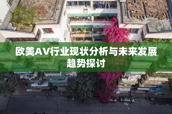 欧美AV行业现状分析与未来发展趋势探讨