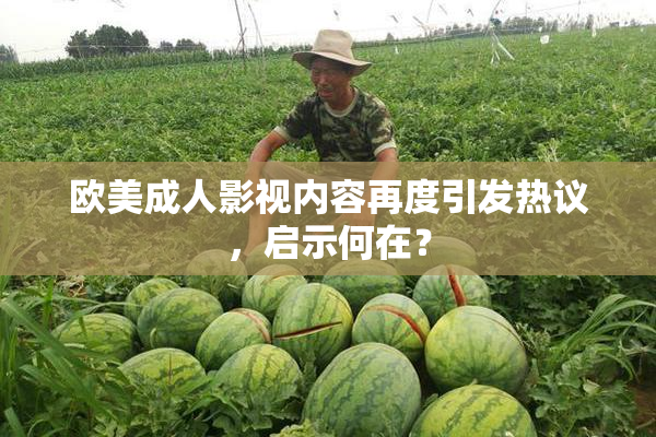 欧美成人影视内容再度引发热议，启示何在？