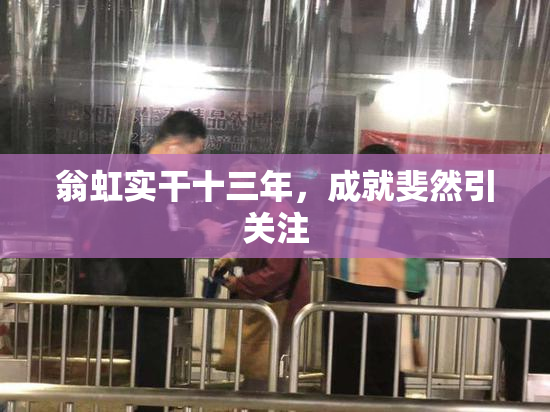 翁虹实干十三年，成就斐然引关注