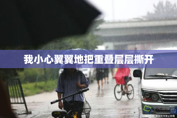我小心翼翼地把重叠层层撕开