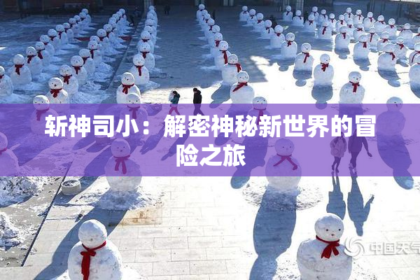 斩神司小：解密神秘新世界的冒险之旅