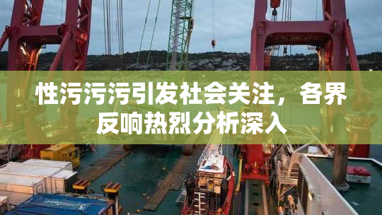 性污污污引发社会关注，各界反响热烈分析深入