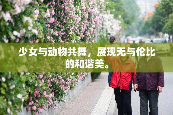 少女与动物共舞，展现无与伦比的和谐美。