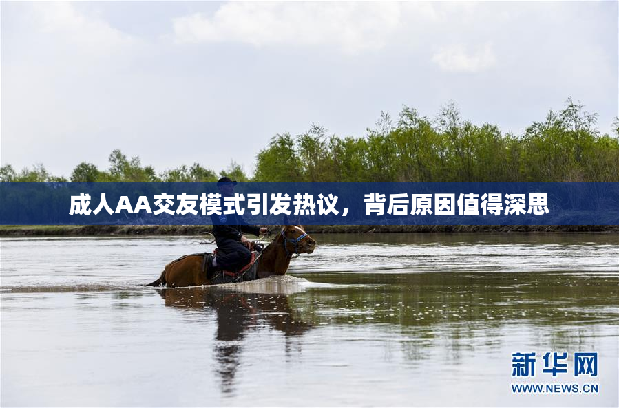 成人AA交友模式引发热议，背后原因值得深思
