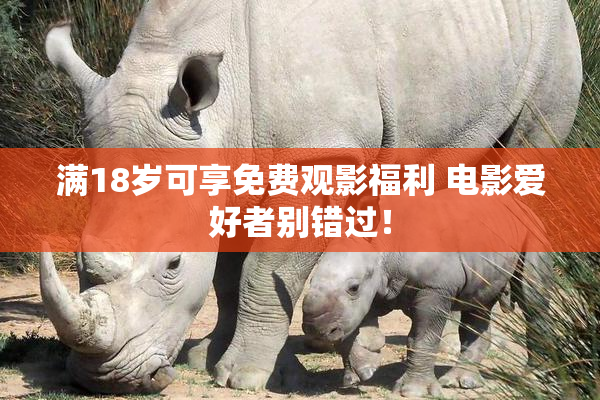 满18岁可享免费观影福利 电影爱好者别错过！