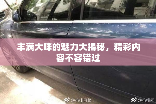 丰满大咪的魅力大揭秘，精彩内容不容错过