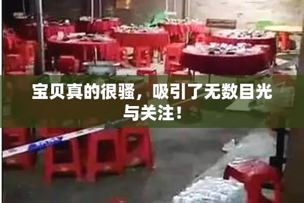 宝贝真的很骚，吸引了无数目光与关注！