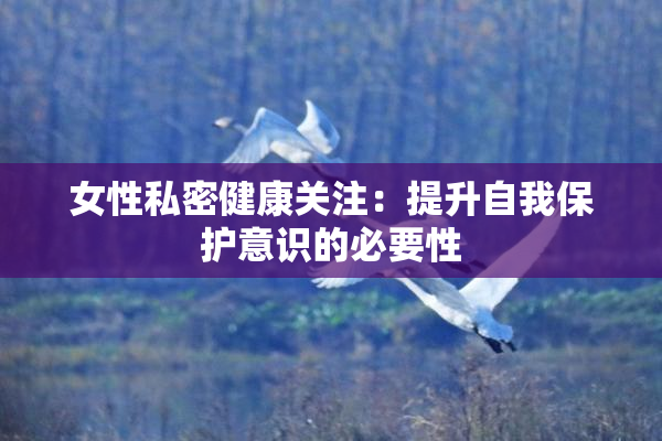 女性私密健康关注：提升自我保护意识的必要性