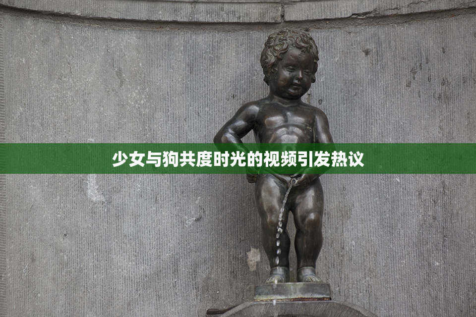 少女与狗共度时光的视频引发热议