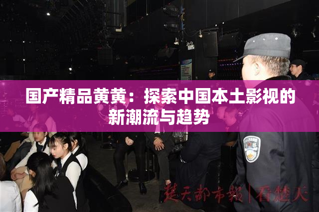 国产精品黄黄：探索中国本土影视的新潮流与趋势