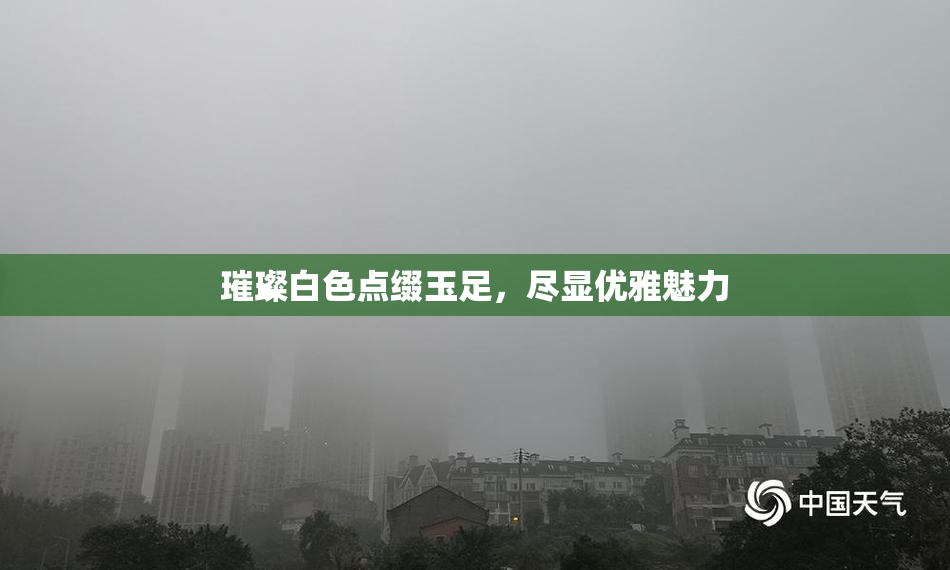 璀璨白色点缀玉足，尽显优雅魅力