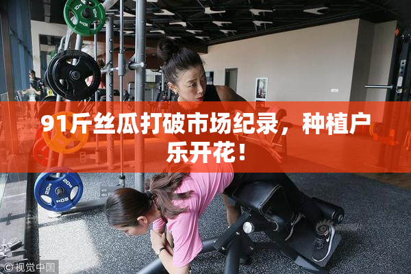91斤丝瓜打破市场纪录，种植户乐开花！