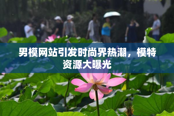 男模网站引发时尚界热潮，模特资源大曝光