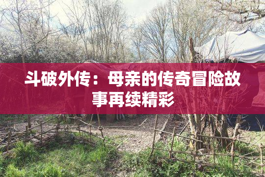 斗破外传：母亲的传奇冒险故事再续精彩