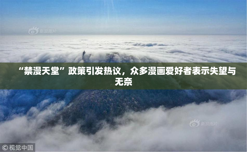 “禁漫天堂”政策引发热议，众多漫画爱好者表示失望与无奈