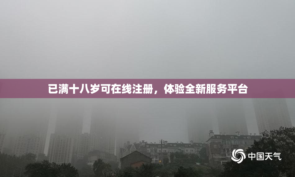 已满十八岁可在线注册，体验全新服务平台