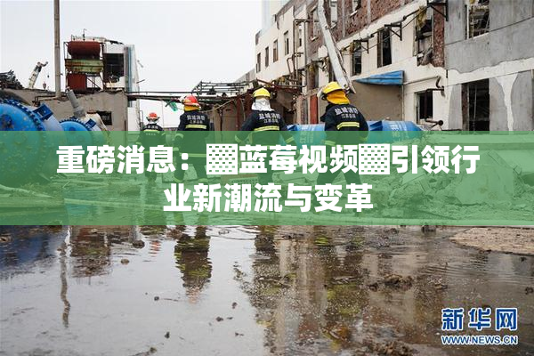 重磅消息：▓蓝莓视频▓引领行业新潮流与变革