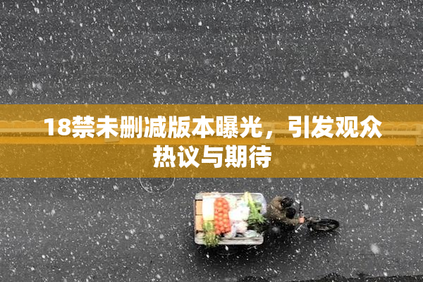 18禁未删减版本曝光，引发观众热议与期待