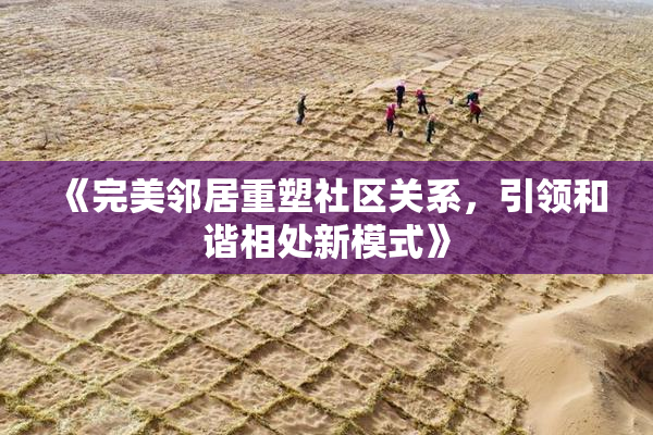 《完美邻居重塑社区关系，引领和谐相处新模式》