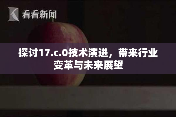 探讨17.c.0技术演进，带来行业变革与未来展望