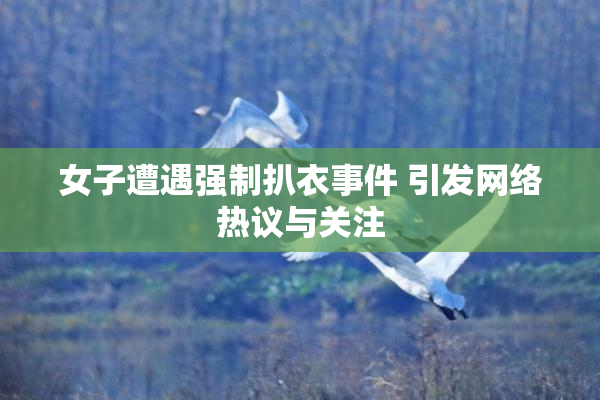 女子遭遇强制扒衣事件 引发网络热议与关注