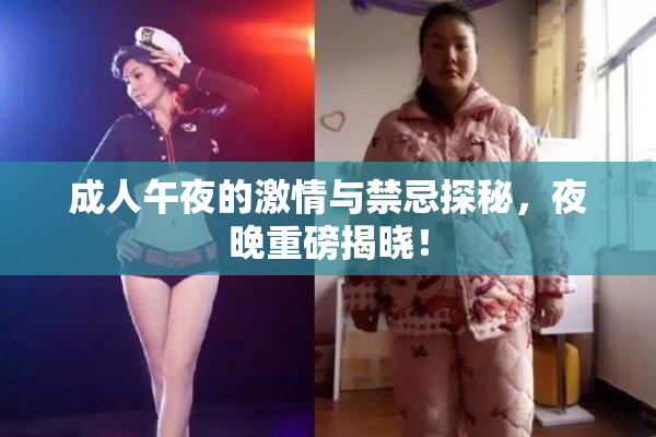 成人午夜的激情与禁忌探秘，夜晚重磅揭晓！