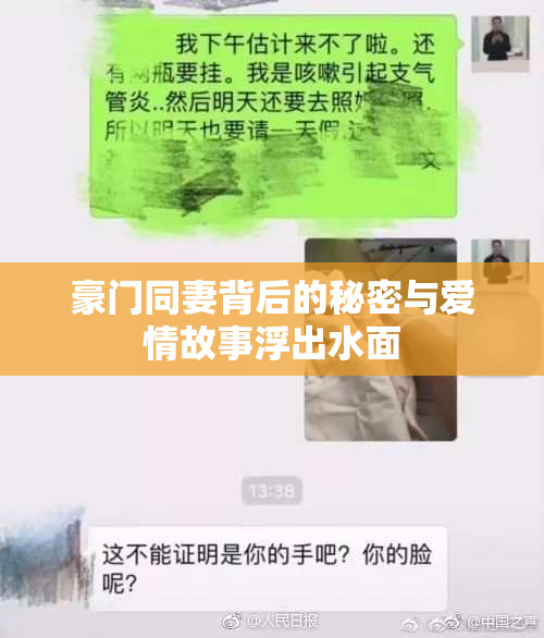 豪门同妻背后的秘密与爱情故事浮出水面