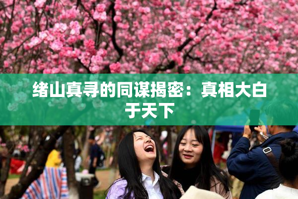 绪山真寻的同谋揭密：真相大白于天下