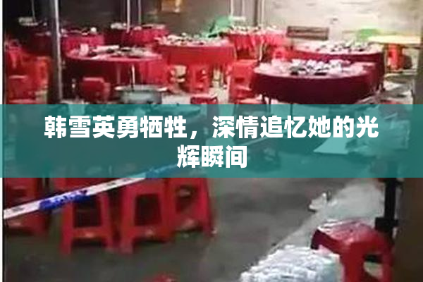 韩雪英勇牺牲，深情追忆她的光辉瞬间