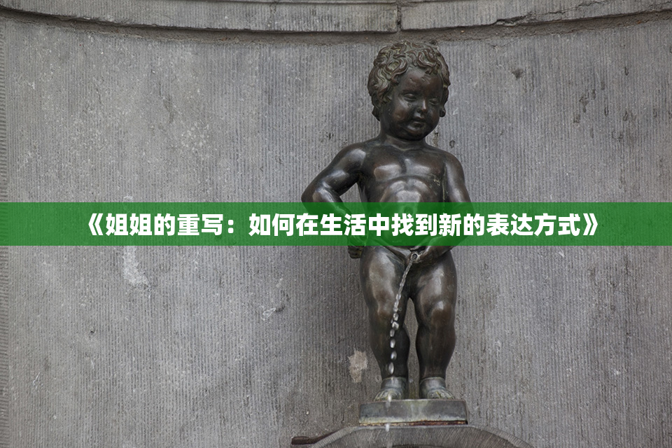 《姐姐的重写：如何在生活中找到新的表达方式》