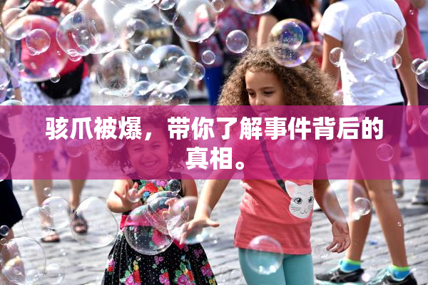 骇爪被爆，带你了解事件背后的真相。