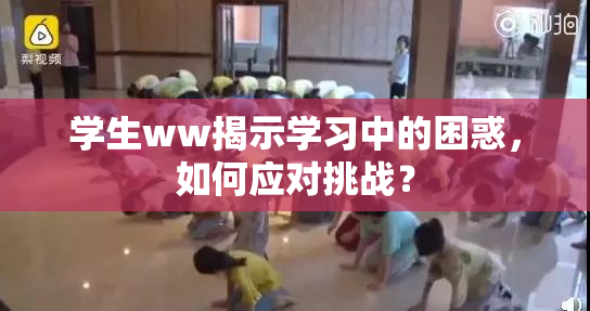 学生ww揭示学习中的困惑，如何应对挑战？