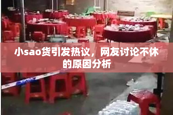 小sao货引发热议，网友讨论不休的原因分析