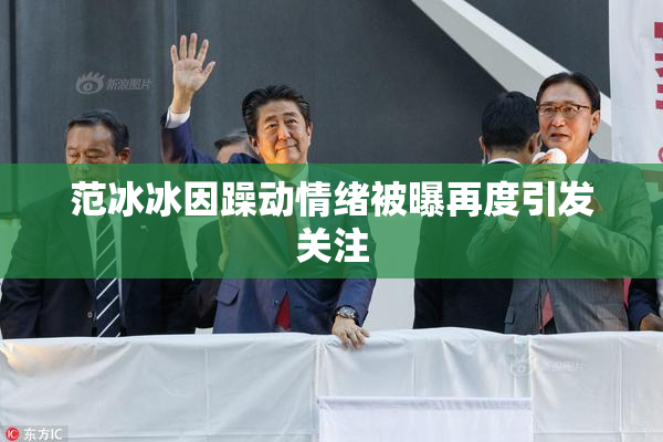 范冰冰因躁动情绪被曝再度引发关注