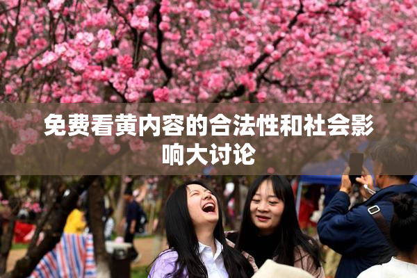 免费看黄内容的合法性和社会影响大讨论